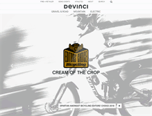Tablet Screenshot of devinci.com
